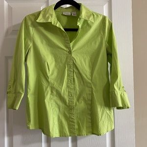 Kim Rogers Lime Green Longsleeve top